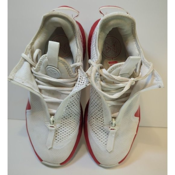 NIKE PG 4 TB PROMO PAUL GEORGE TEAM BASKETBALL WHITE RED CW4134 114 sz 9.5 - Picture 6 of 9